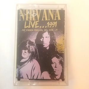 Nirvana Live 1991 Cassette Tape Rare